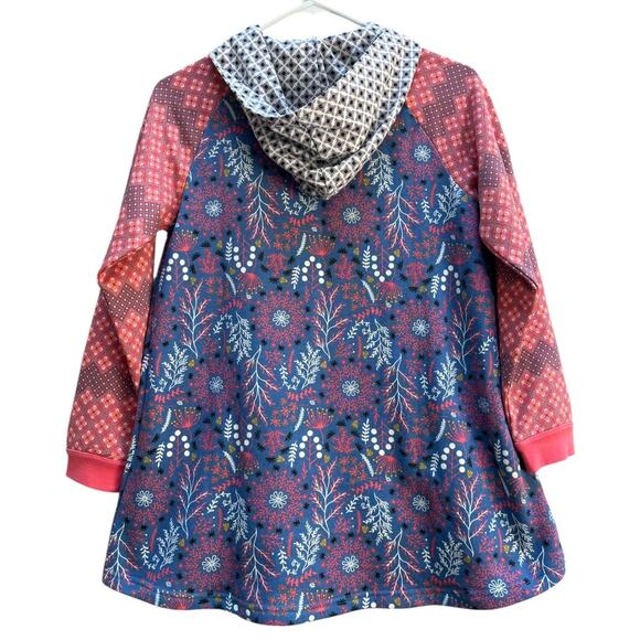 Matilda Jane 435 Up North Hoodie Jacket Full Zip Make Believe Pockets Girl's 12 - Picture 7 of 8